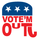 Anti Republican Votem Out T-Shirt